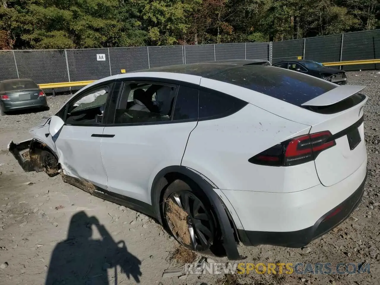 2 Photograph of a damaged car 7SAXCAE51PF380433 TESLA MODEL X 2023