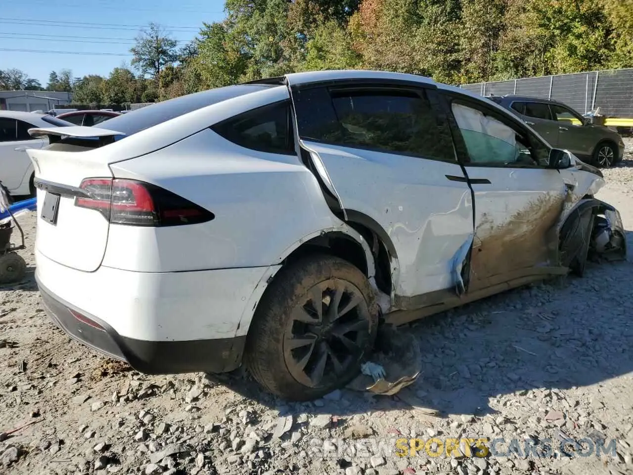 3 Photograph of a damaged car 7SAXCAE51PF380433 TESLA MODEL X 2023