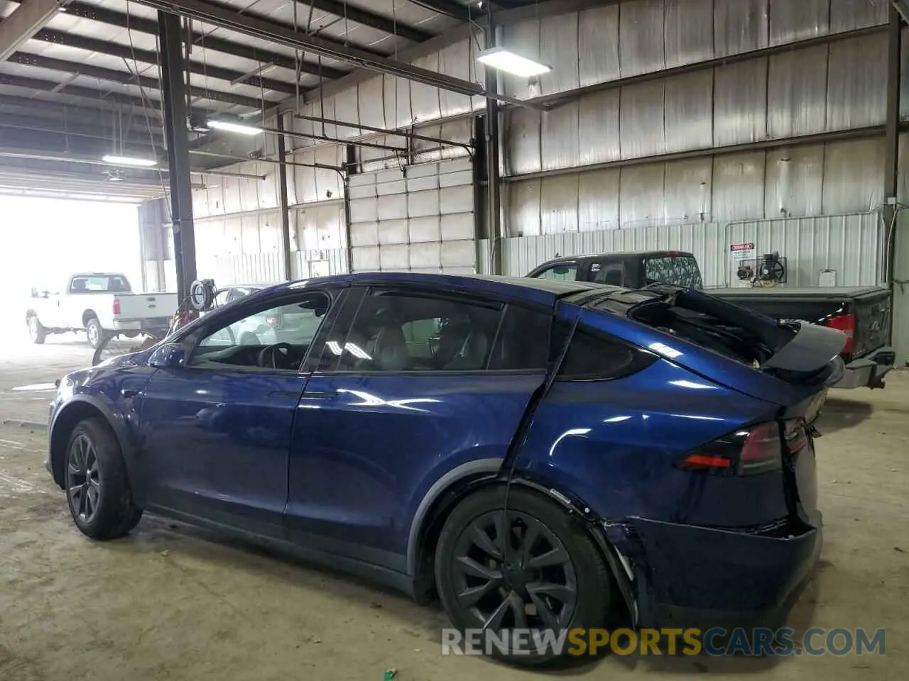 2 Photograph of a damaged car 7SAXCAE51PF425080 TESLA MODEL X 2023