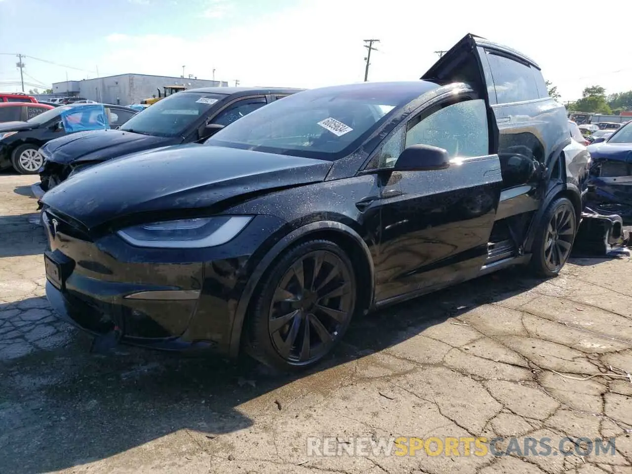 1 Photograph of a damaged car 7SAXCAE53PF391532 TESLA MODEL X 2023