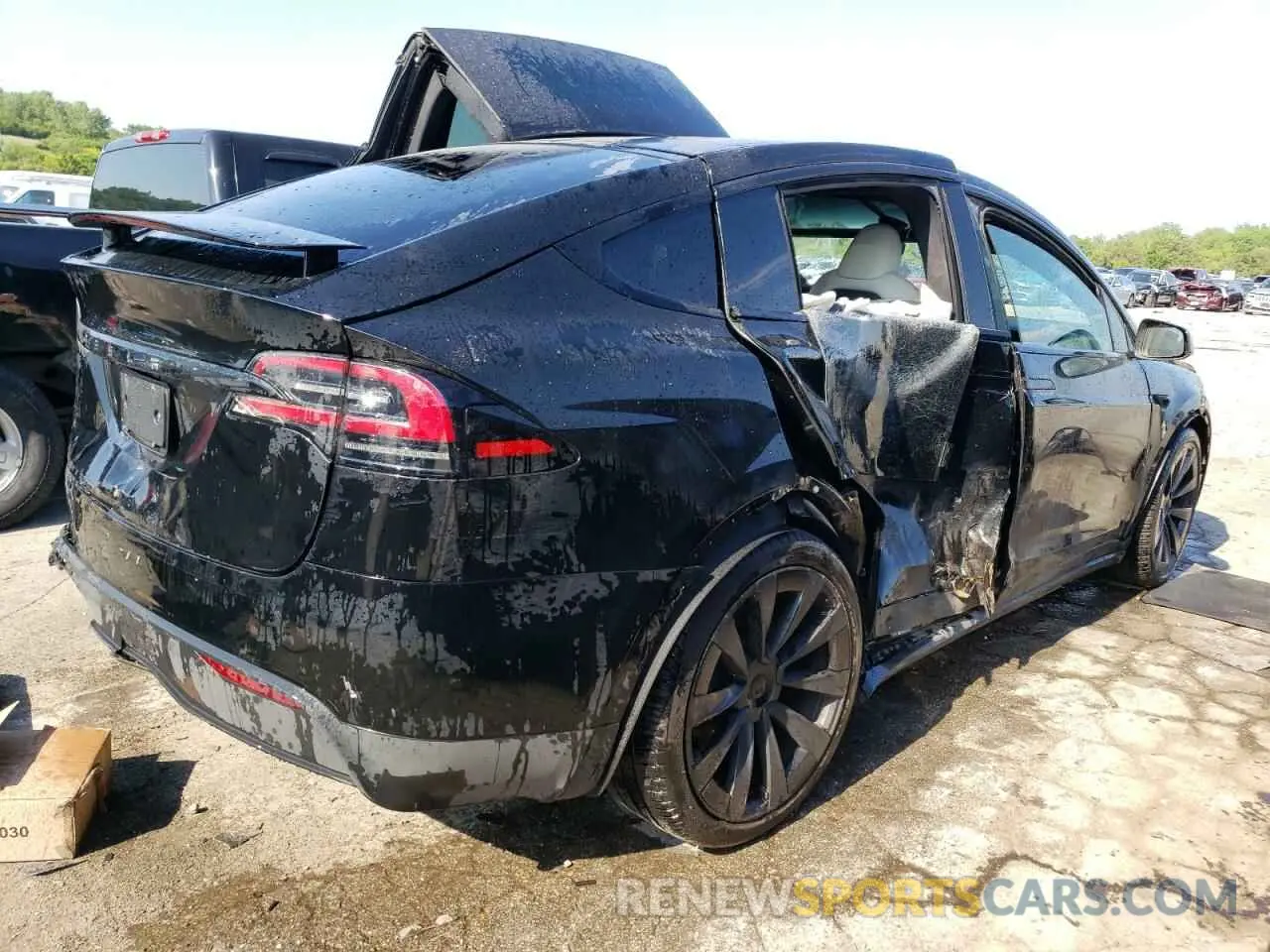 3 Photograph of a damaged car 7SAXCAE53PF391532 TESLA MODEL X 2023