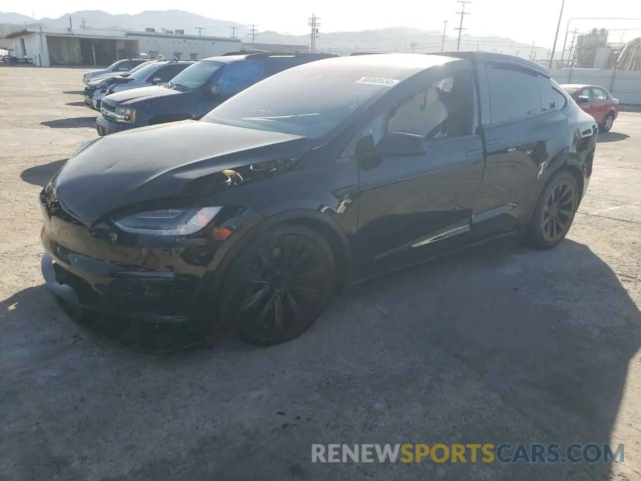1 Photograph of a damaged car 7SAXCAE54PF380894 TESLA MODEL X 2023