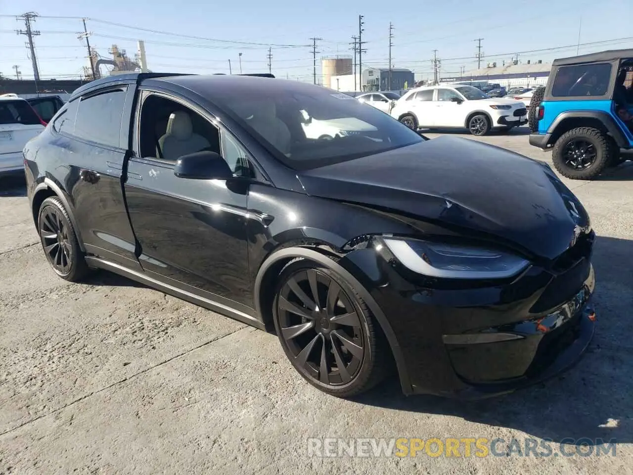 4 Photograph of a damaged car 7SAXCAE54PF380894 TESLA MODEL X 2023