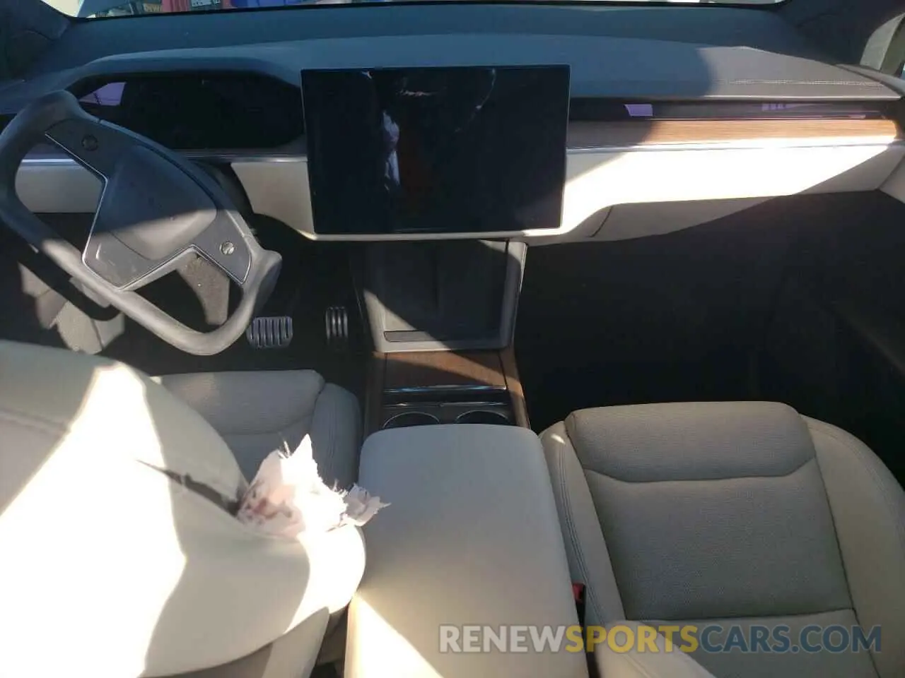 8 Photograph of a damaged car 7SAXCAE54PF380894 TESLA MODEL X 2023