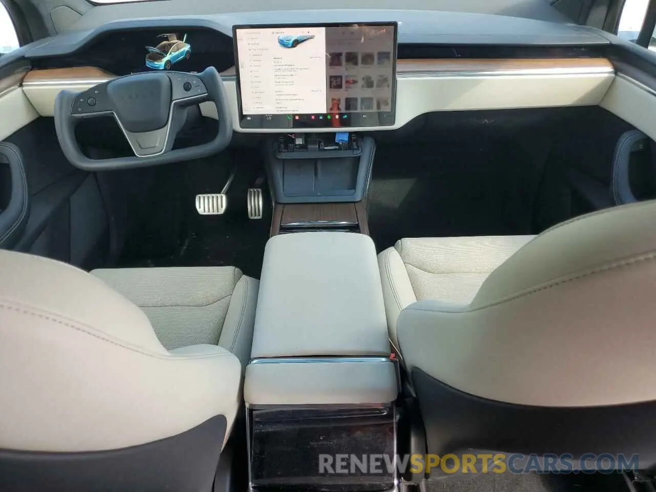 8 Photograph of a damaged car 7SAXCAE57PF365046 TESLA MODEL X 2023