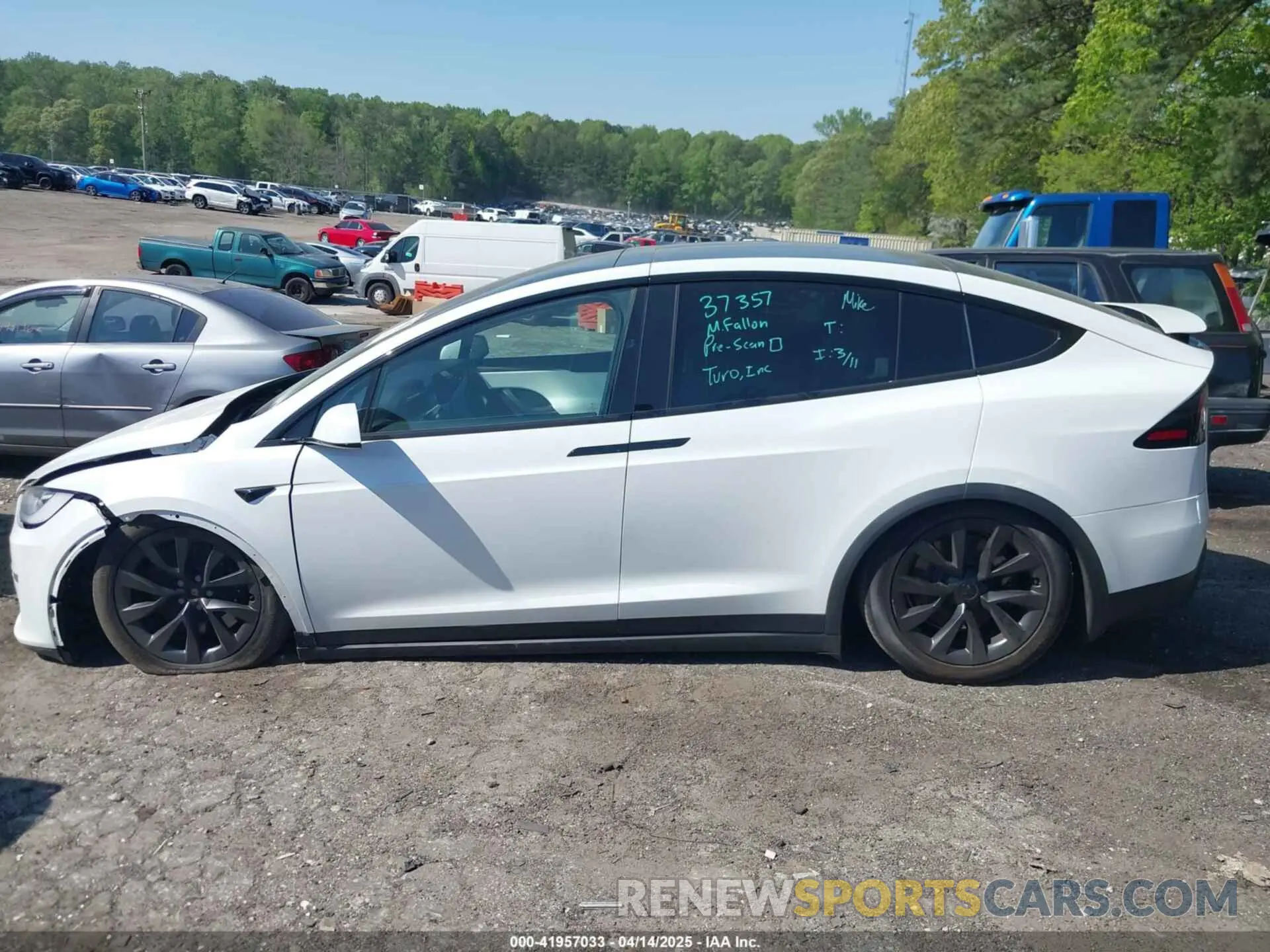14 Photograph of a damaged car 7SAXCAE57PF385202 TESLA MODEL X 2023