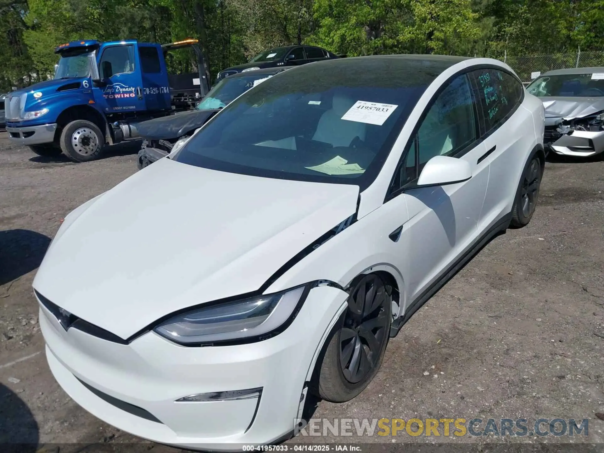 2 Photograph of a damaged car 7SAXCAE57PF385202 TESLA MODEL X 2023