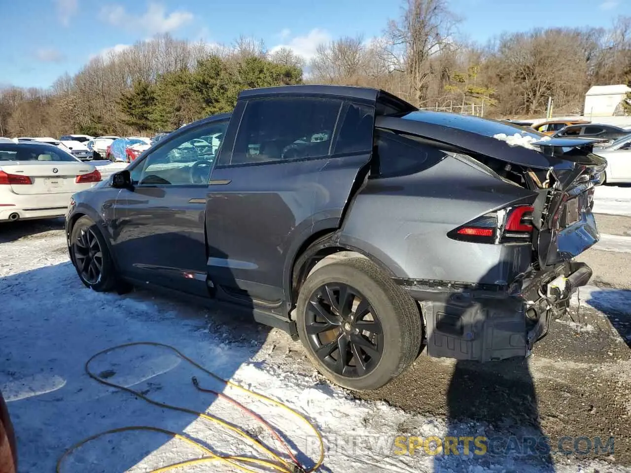 2 Photograph of a damaged car 7SAXCAE57PF396944 TESLA MODEL X 2023