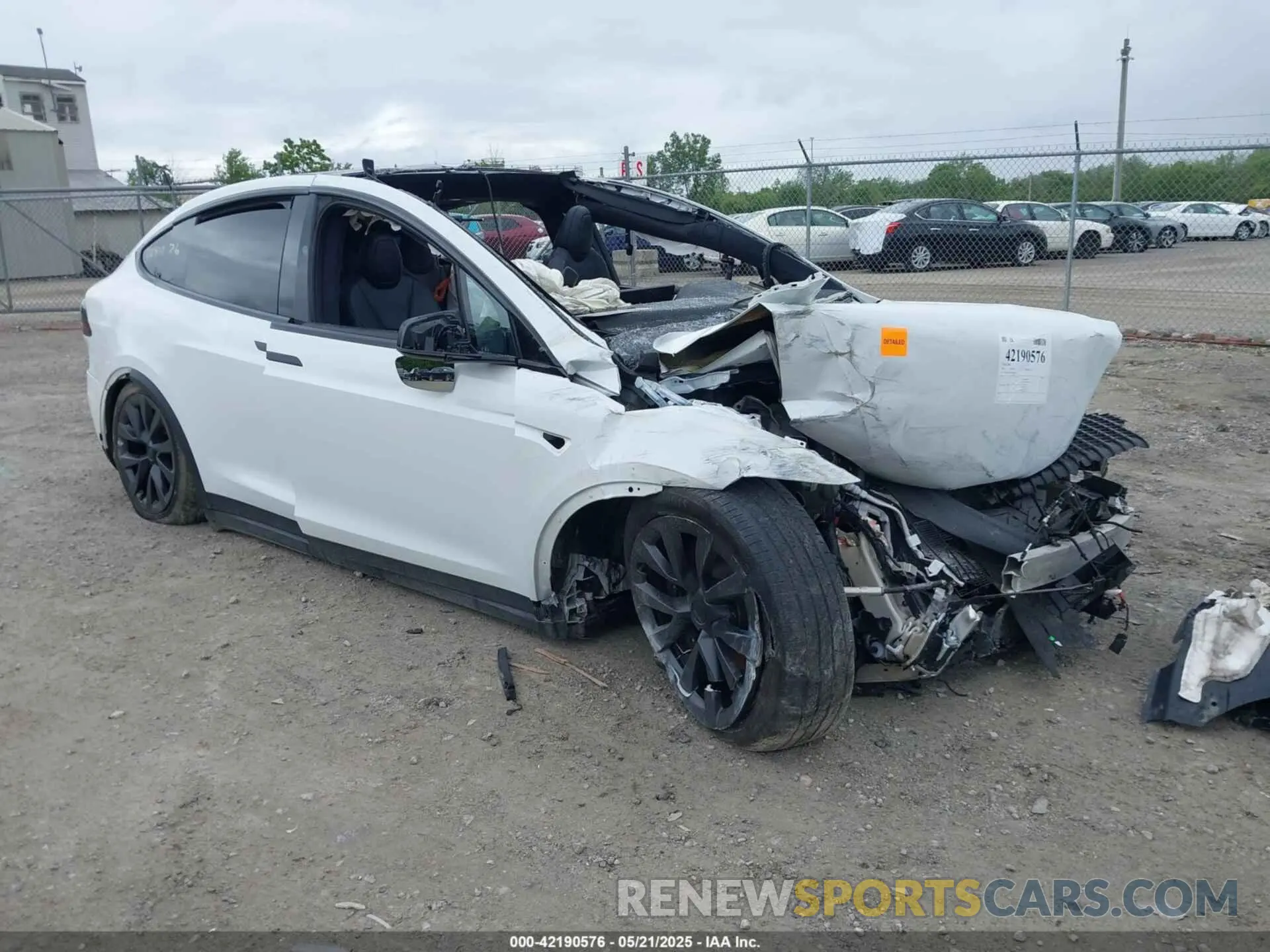 1 Photograph of a damaged car 7SAXCAE58PF385595 TESLA MODEL X 2023