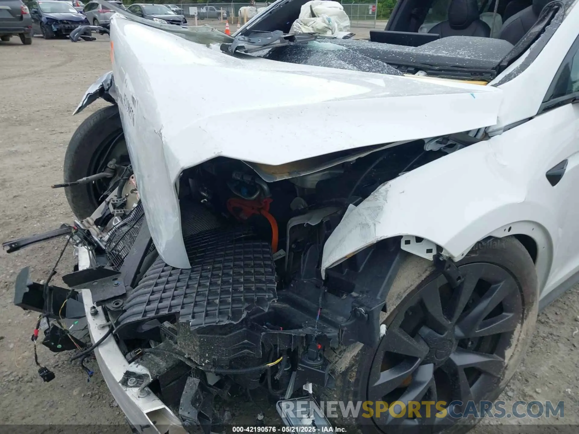 10 Photograph of a damaged car 7SAXCAE58PF385595 TESLA MODEL X 2023