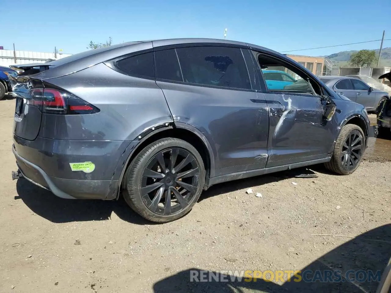 3 Photograph of a damaged car 7SAXCAE58PF395964 TESLA MODEL X 2023