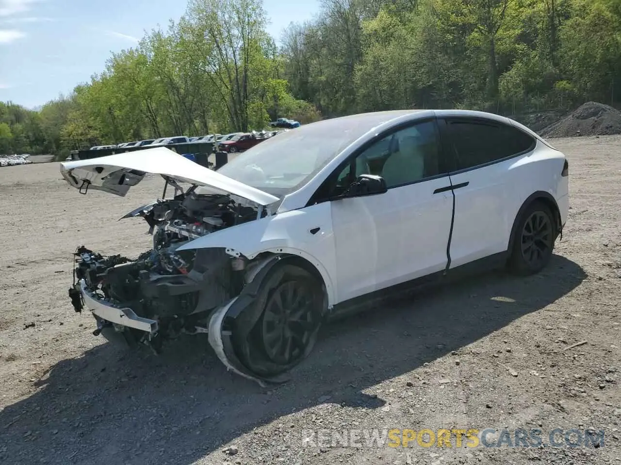 1 Photograph of a damaged car 7SAXCAE58PF405683 TESLA MODEL X 2023