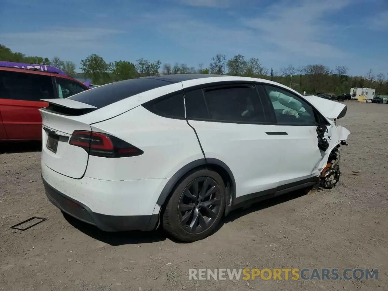 3 Photograph of a damaged car 7SAXCAE58PF405683 TESLA MODEL X 2023