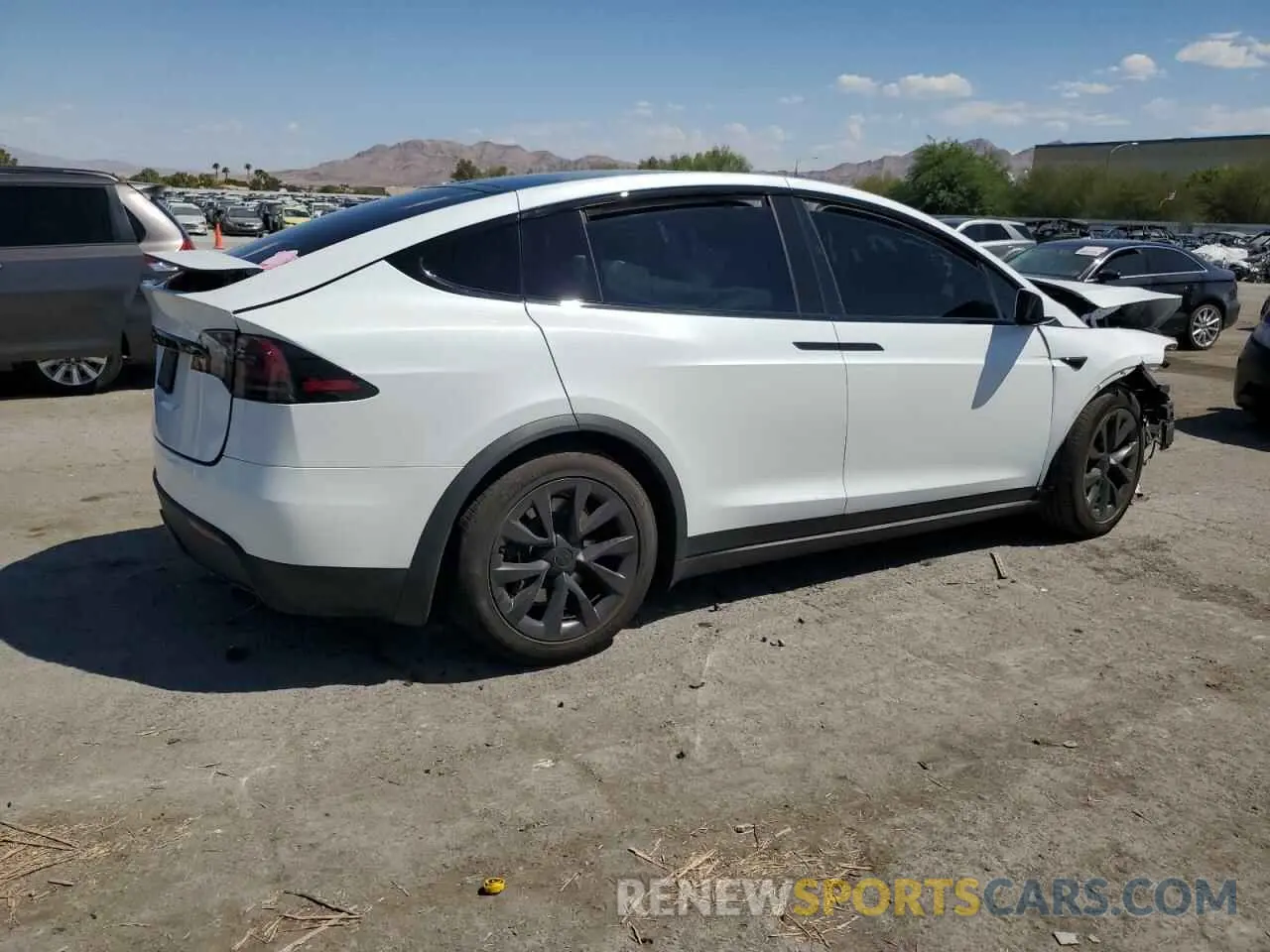 3 Photograph of a damaged car 7SAXCAE58PF428218 TESLA MODEL X 2023