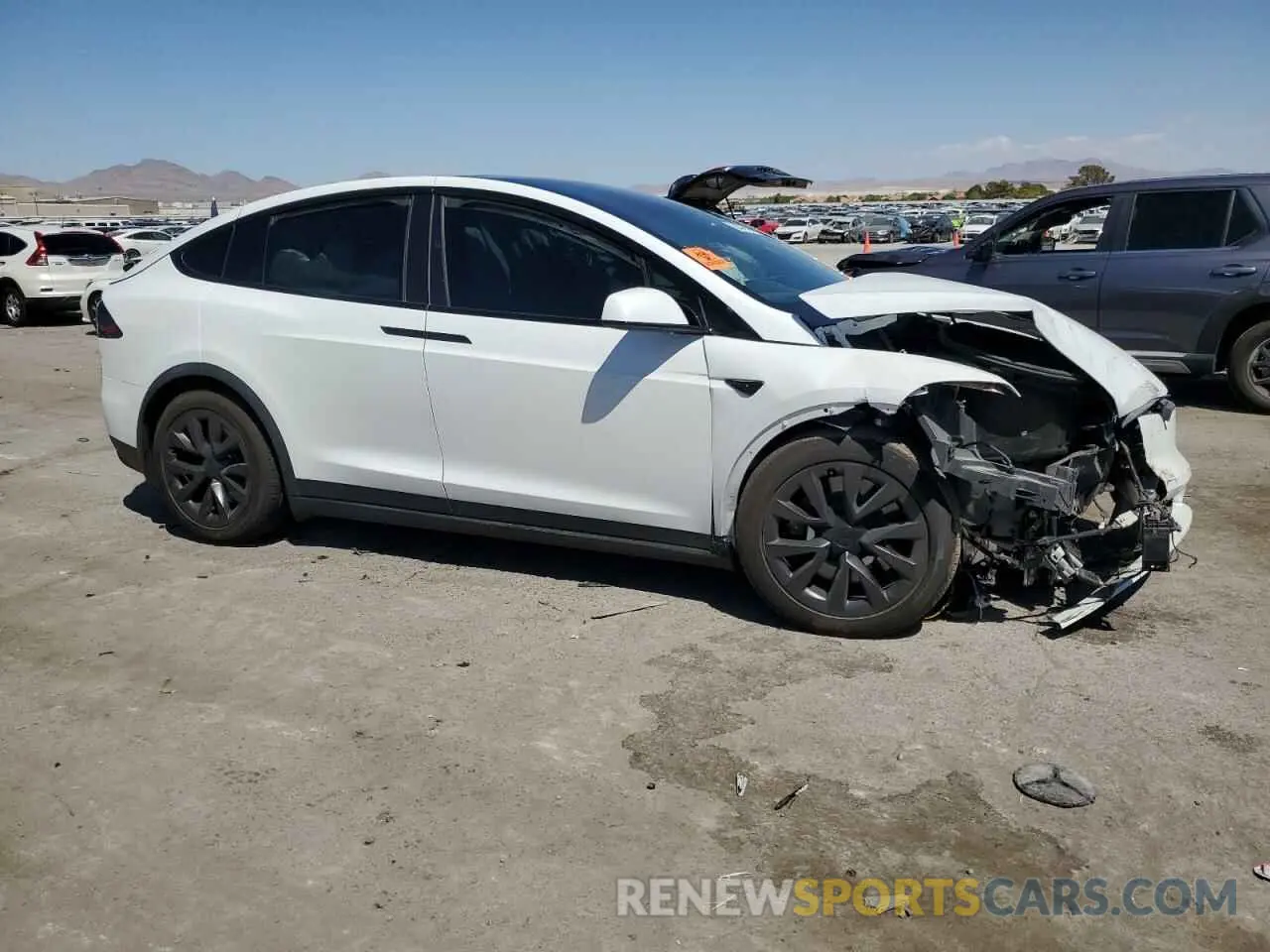 4 Photograph of a damaged car 7SAXCAE58PF428218 TESLA MODEL X 2023