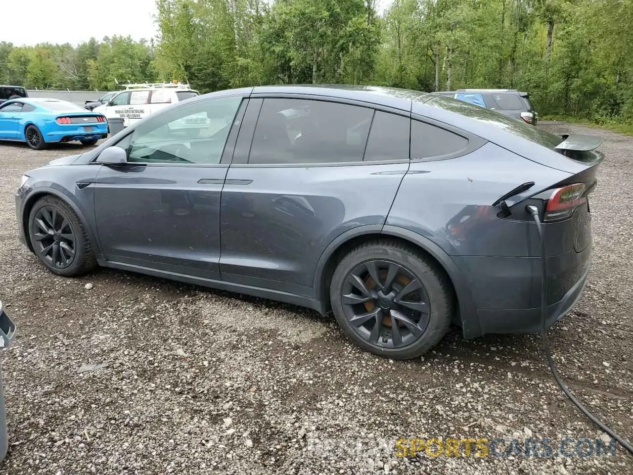 2 Photograph of a damaged car 7SAXCBE50PF374581 TESLA MODEL X 2023