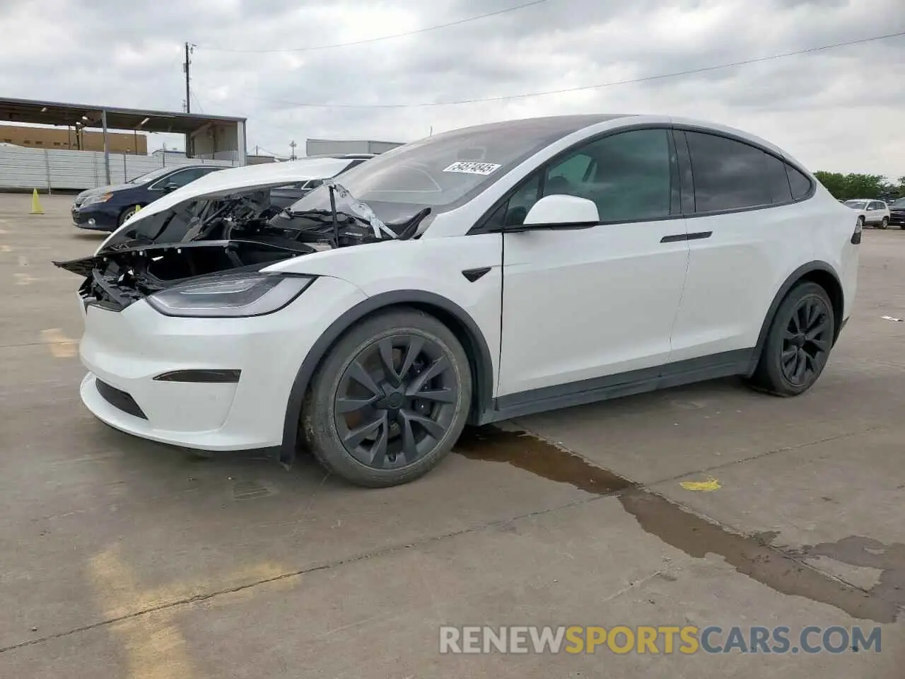 1 Photograph of a damaged car 7SAXCBE51PF377652 TESLA MODEL X 2023