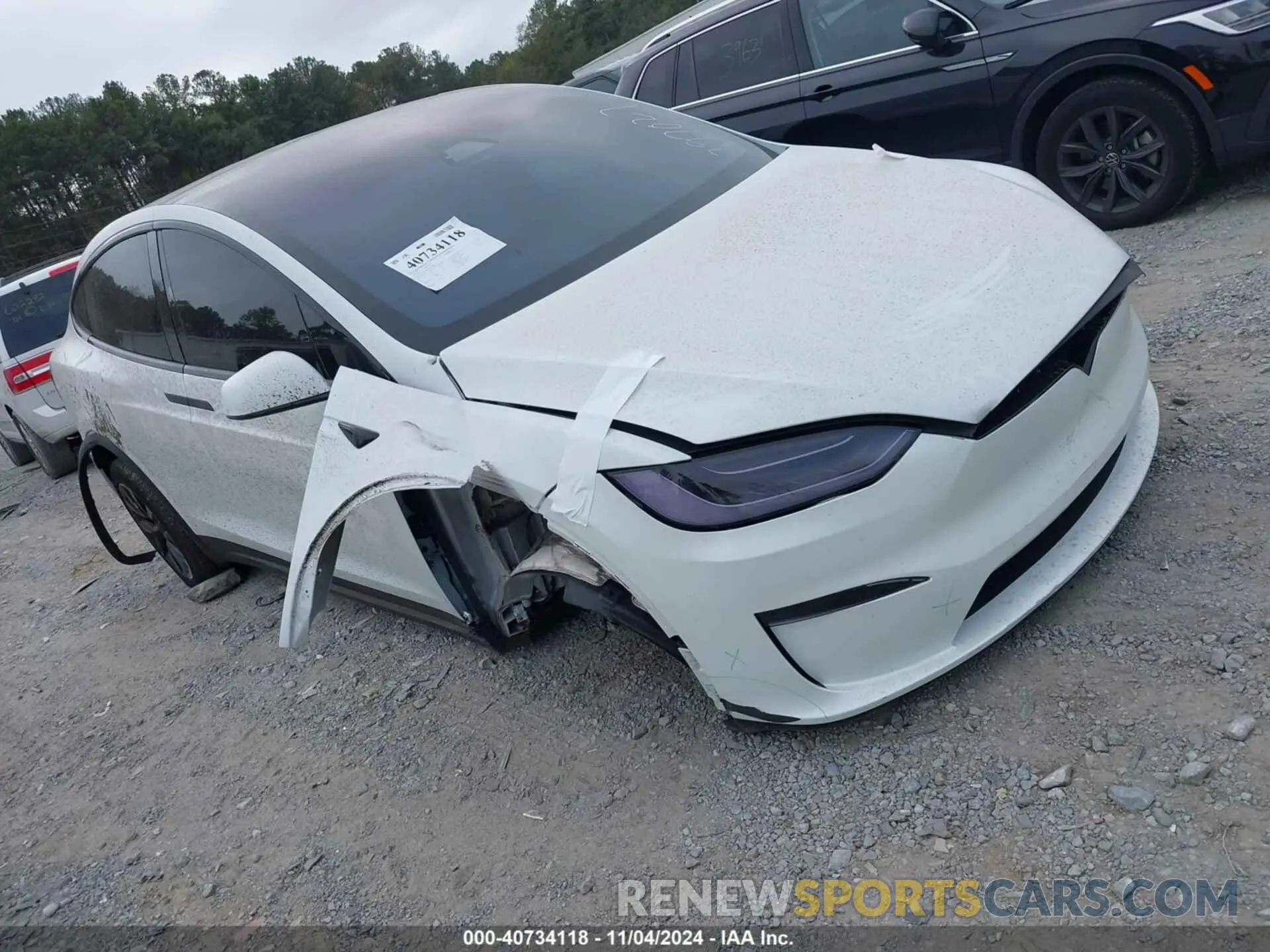 1 Photograph of a damaged car 7SAXCBE51PF397027 TESLA MODEL X 2023