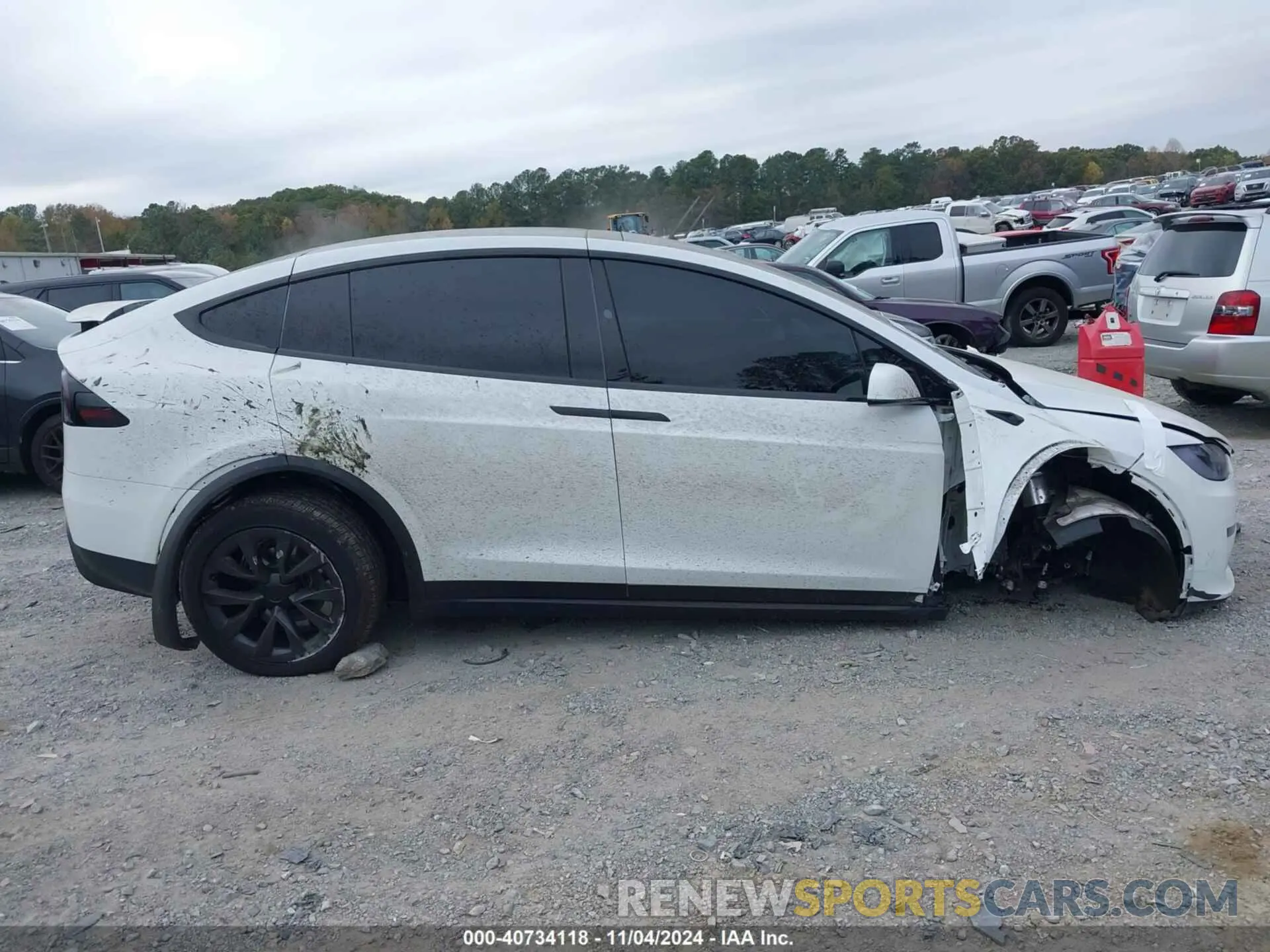 12 Photograph of a damaged car 7SAXCBE51PF397027 TESLA MODEL X 2023