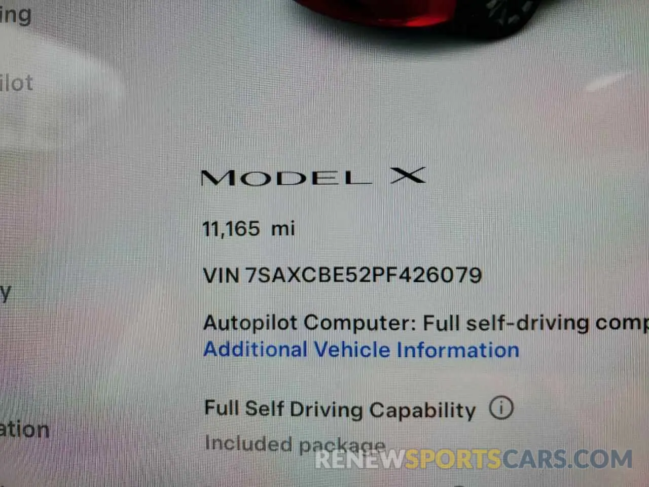 9 Photograph of a damaged car 7SAXCBE52PF426079 TESLA MODEL X 2023
