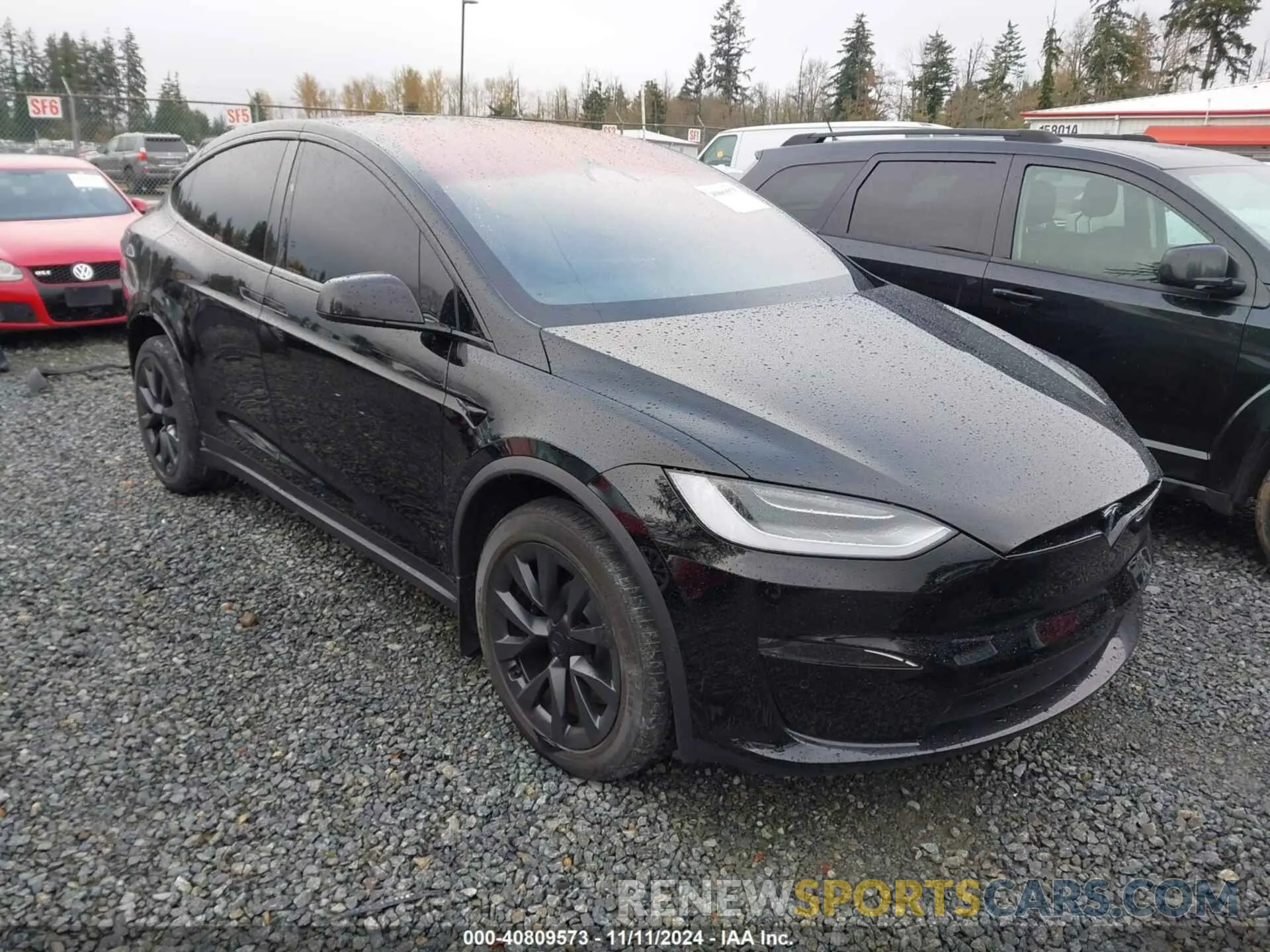 1 Photograph of a damaged car 7SAXCBE53PF378415 TESLA MODEL X 2023