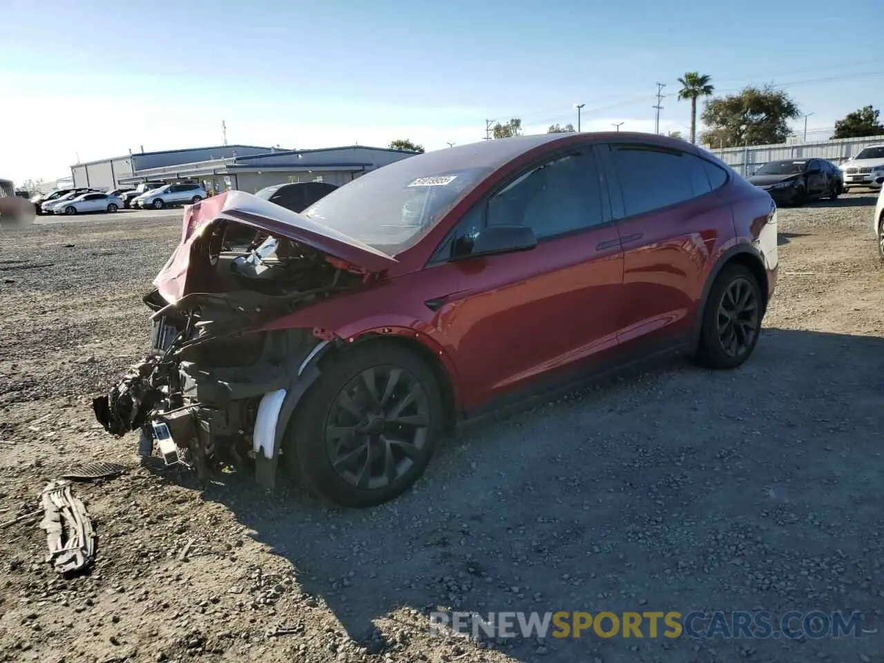 1 Photograph of a damaged car 7SAXCBE54PF426469 TESLA MODEL X 2023