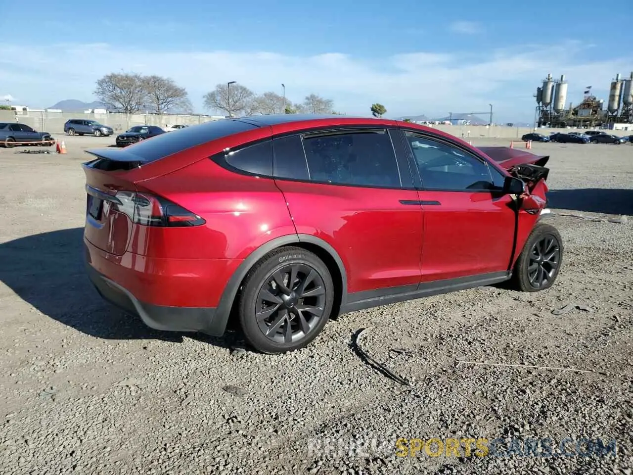 3 Photograph of a damaged car 7SAXCBE54PF426469 TESLA MODEL X 2023