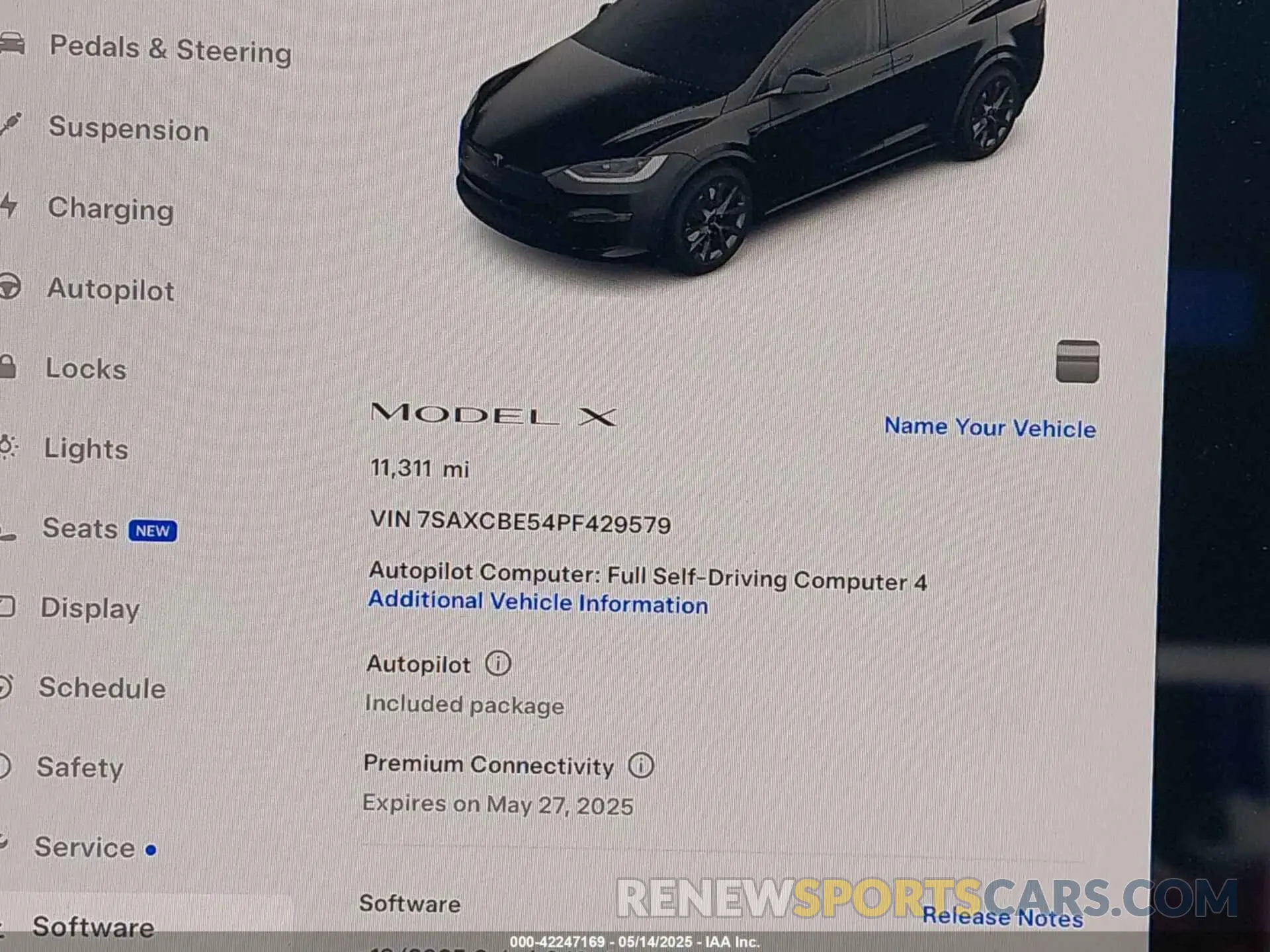 7 Photograph of a damaged car 7SAXCBE54PF429579 TESLA MODEL X 2023