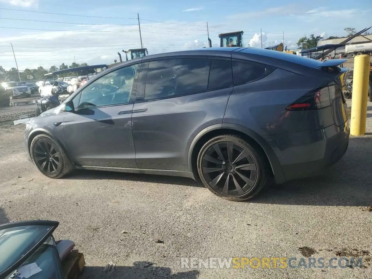 2 Photograph of a damaged car 7SAXCBE55PF365567 TESLA MODEL X 2023