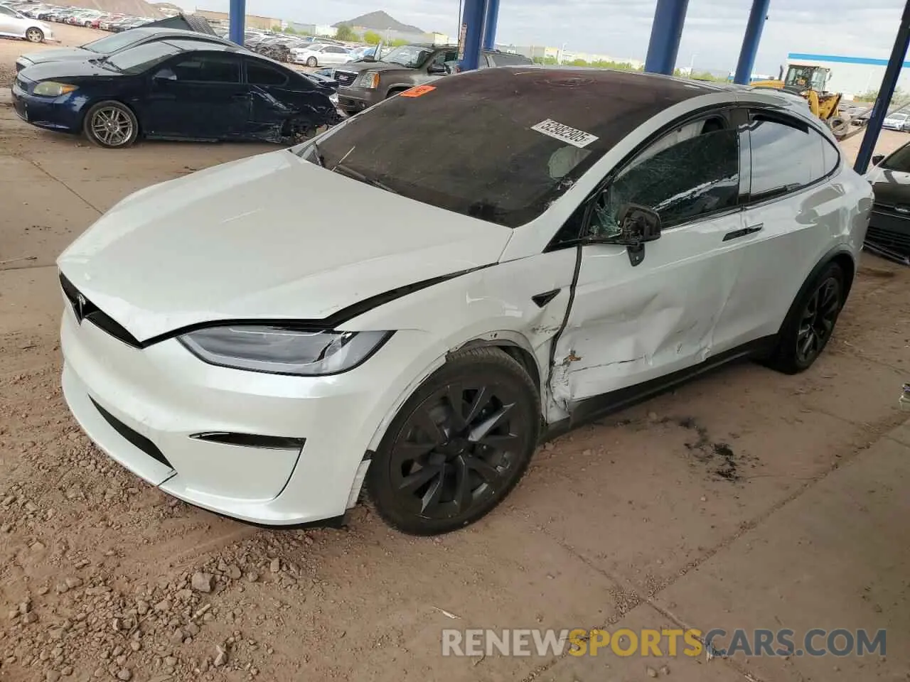 1 Photograph of a damaged car 7SAXCBE55PF407879 TESLA MODEL X 2023
