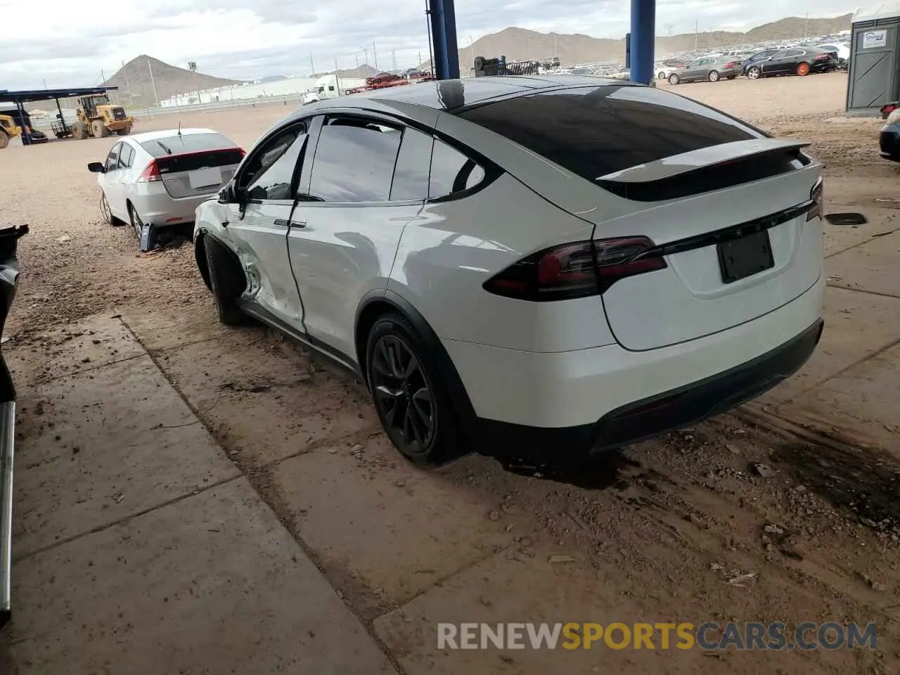 2 Photograph of a damaged car 7SAXCBE55PF407879 TESLA MODEL X 2023