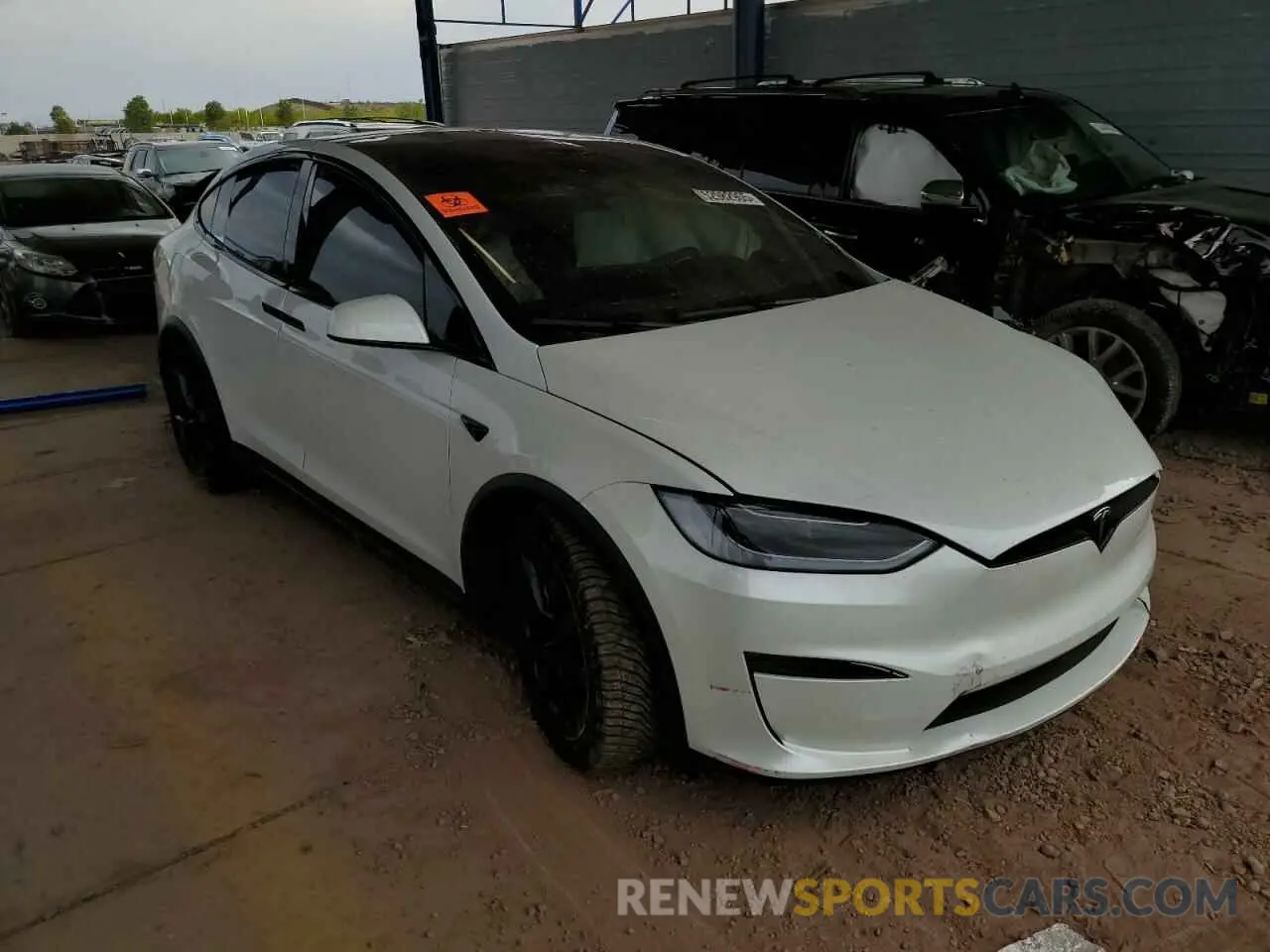 4 Photograph of a damaged car 7SAXCBE55PF407879 TESLA MODEL X 2023