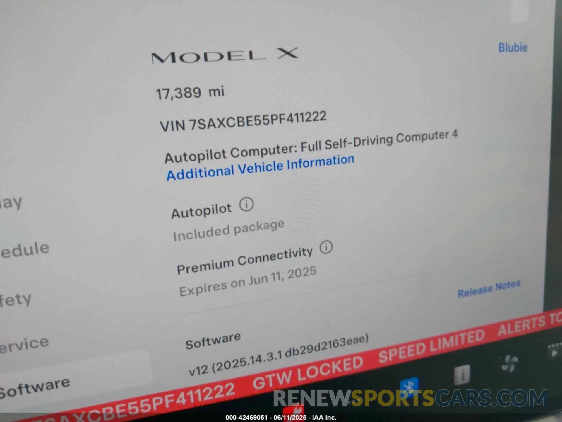 7 Photograph of a damaged car 7SAXCBE55PF411222 TESLA MODEL X 2023