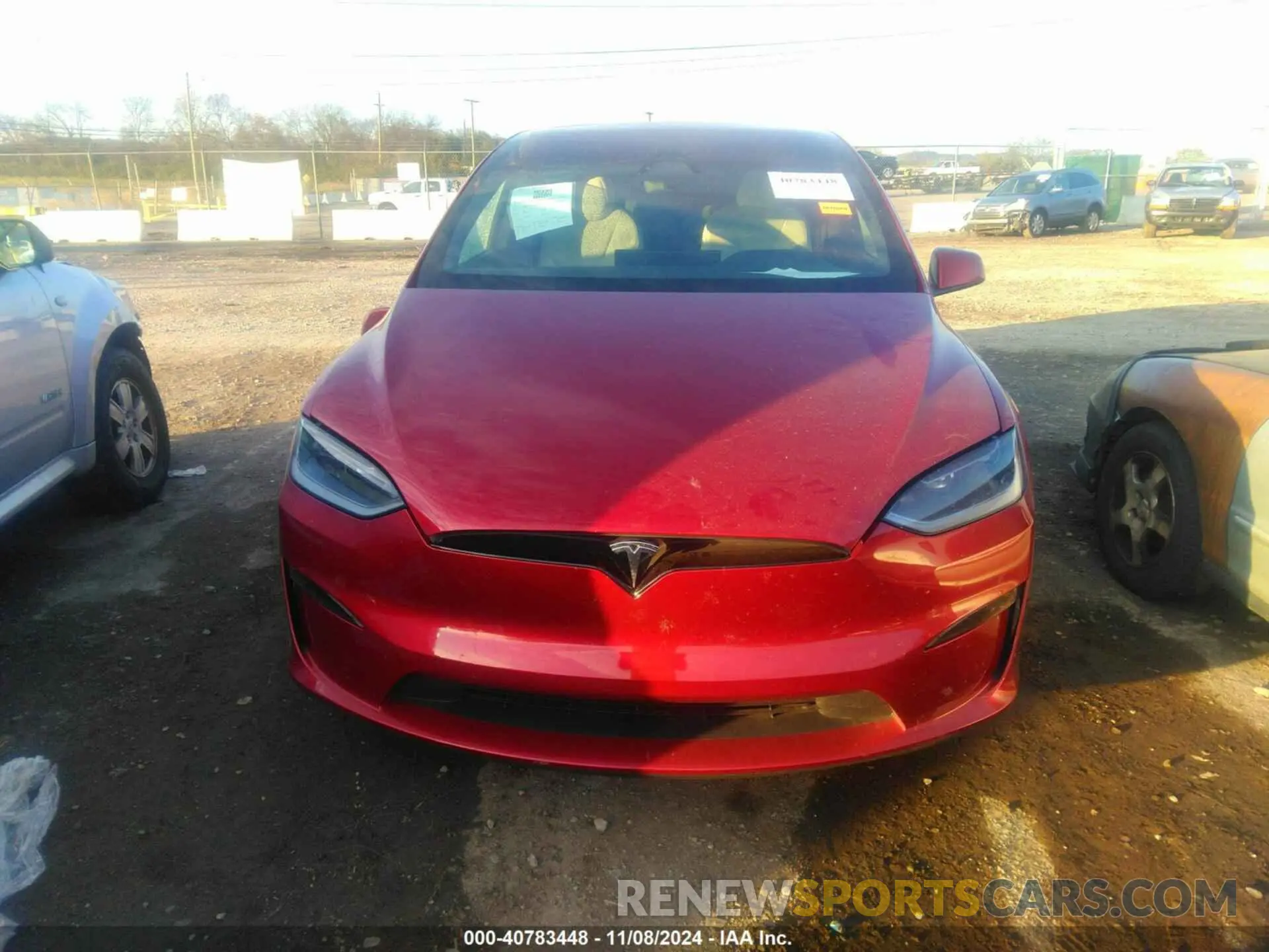 12 Photograph of a damaged car 7SAXCBE55PF416355 TESLA MODEL X 2023