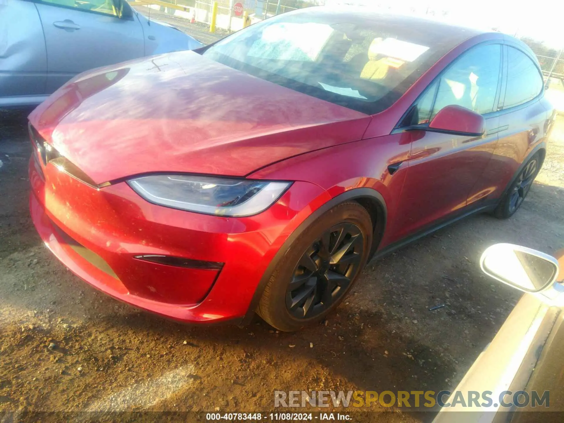 2 Photograph of a damaged car 7SAXCBE55PF416355 TESLA MODEL X 2023