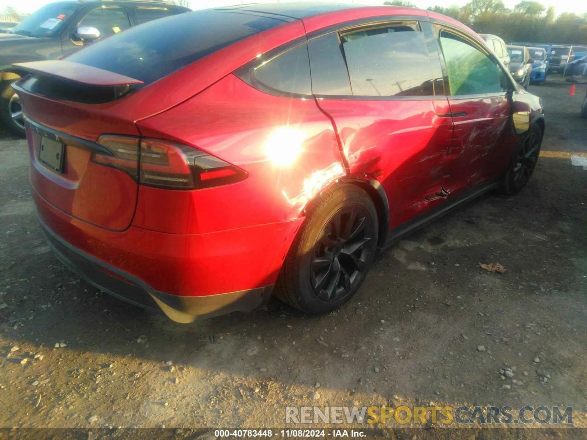 4 Photograph of a damaged car 7SAXCBE55PF416355 TESLA MODEL X 2023