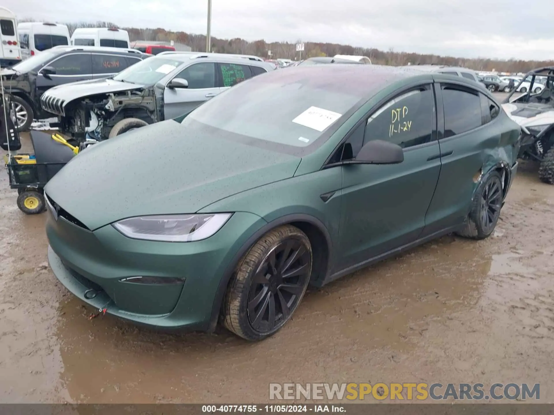 2 Photograph of a damaged car 7SAXCBE55PF425587 TESLA MODEL X 2023