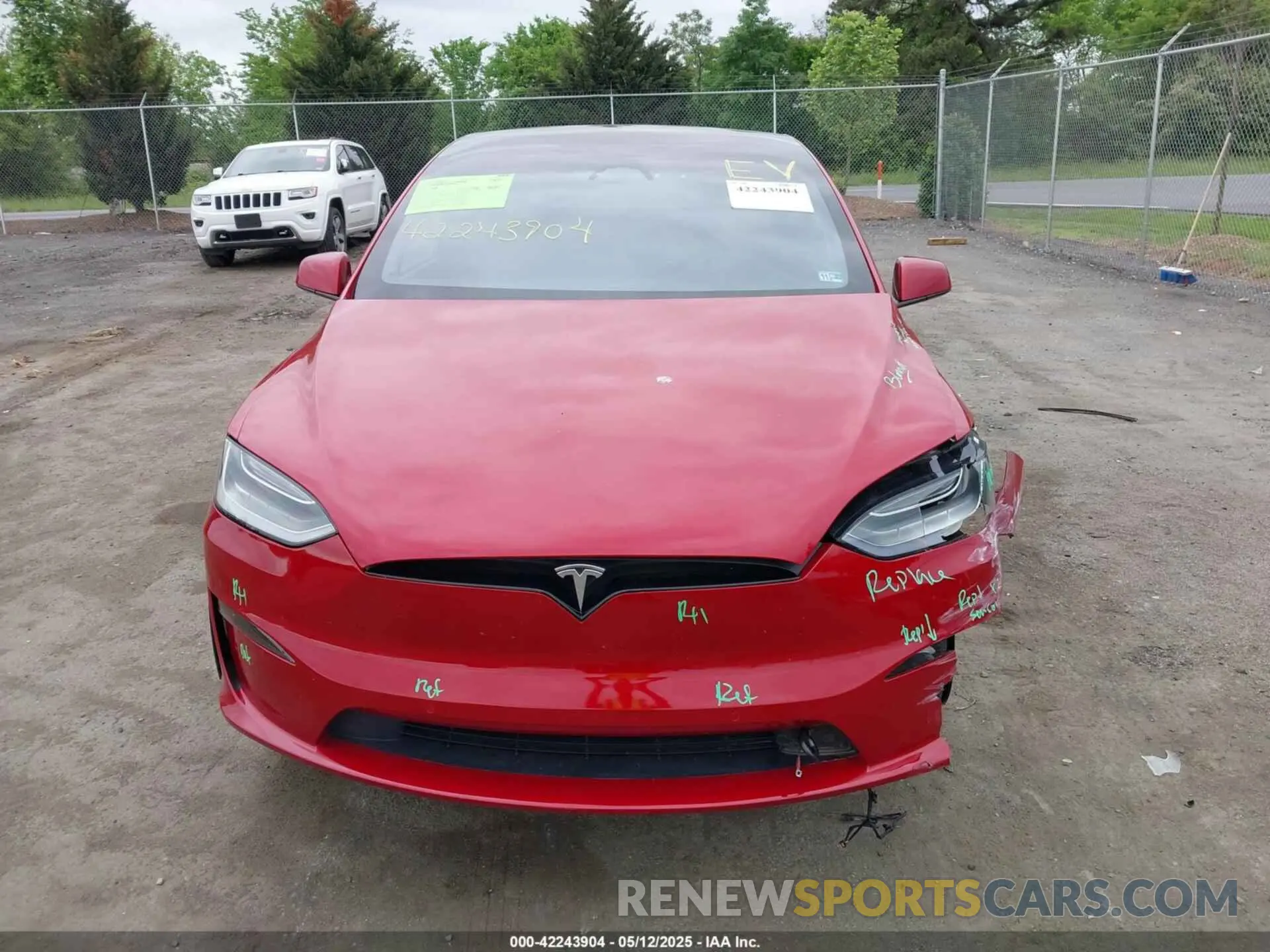 12 Photograph of a damaged car 7SAXCBE56PF368087 TESLA MODEL X 2023