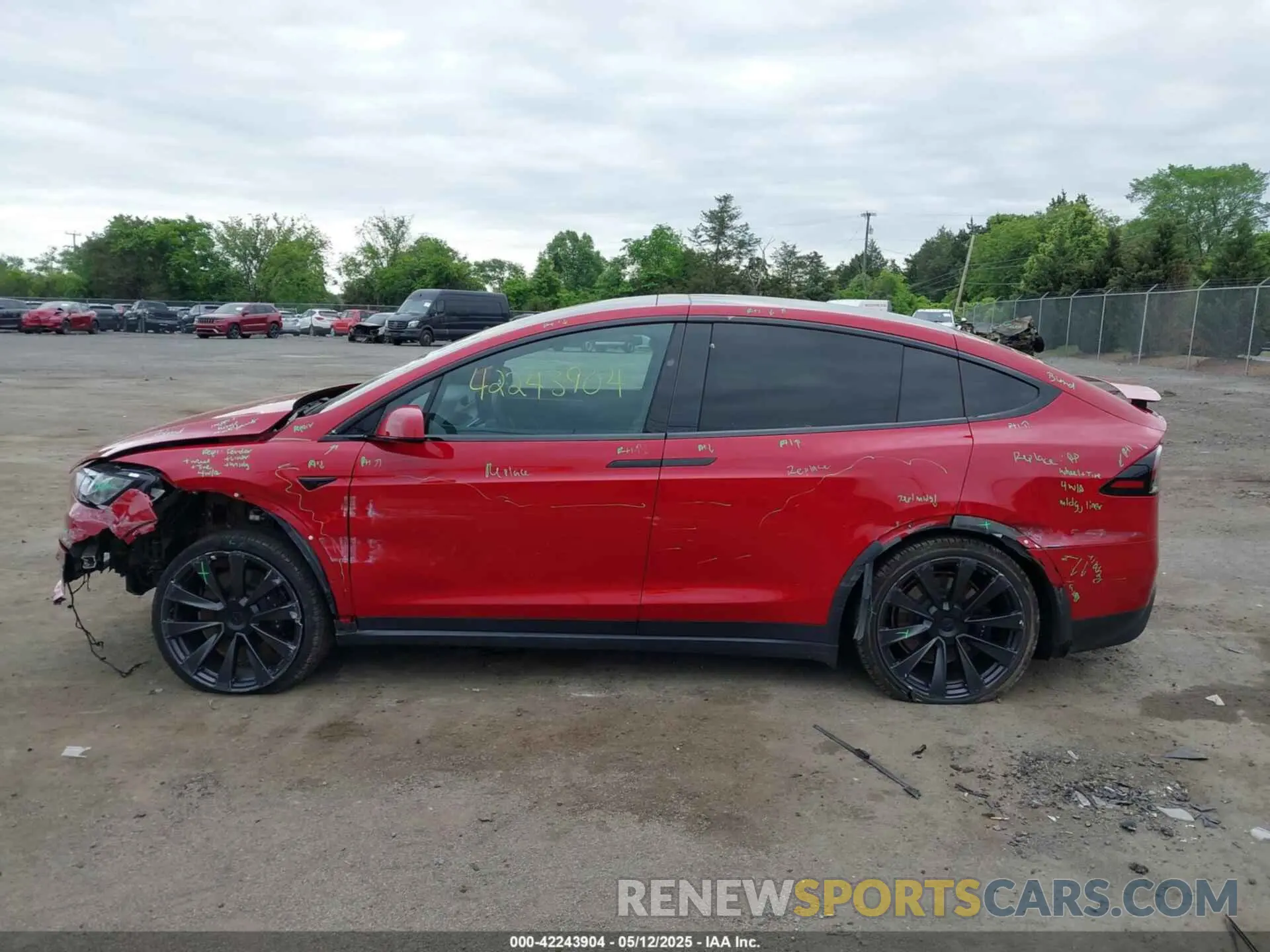 14 Photograph of a damaged car 7SAXCBE56PF368087 TESLA MODEL X 2023