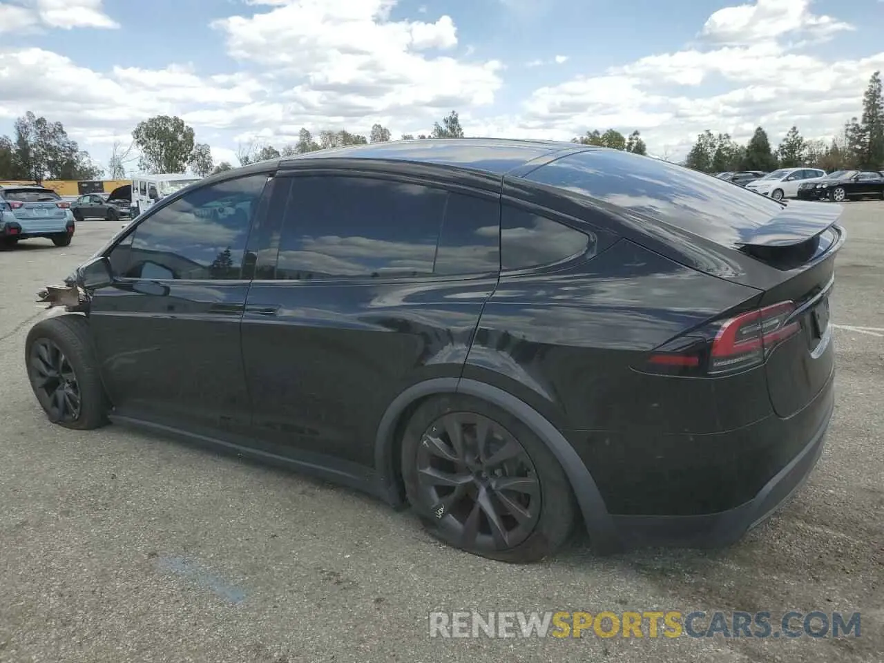 2 Photograph of a damaged car 7SAXCBE56PF425582 TESLA MODEL X 2023
