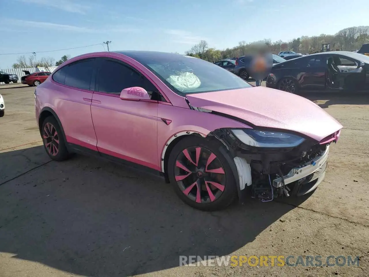 4 Photograph of a damaged car 7SAXCBE58PF366762 TESLA MODEL X 2023