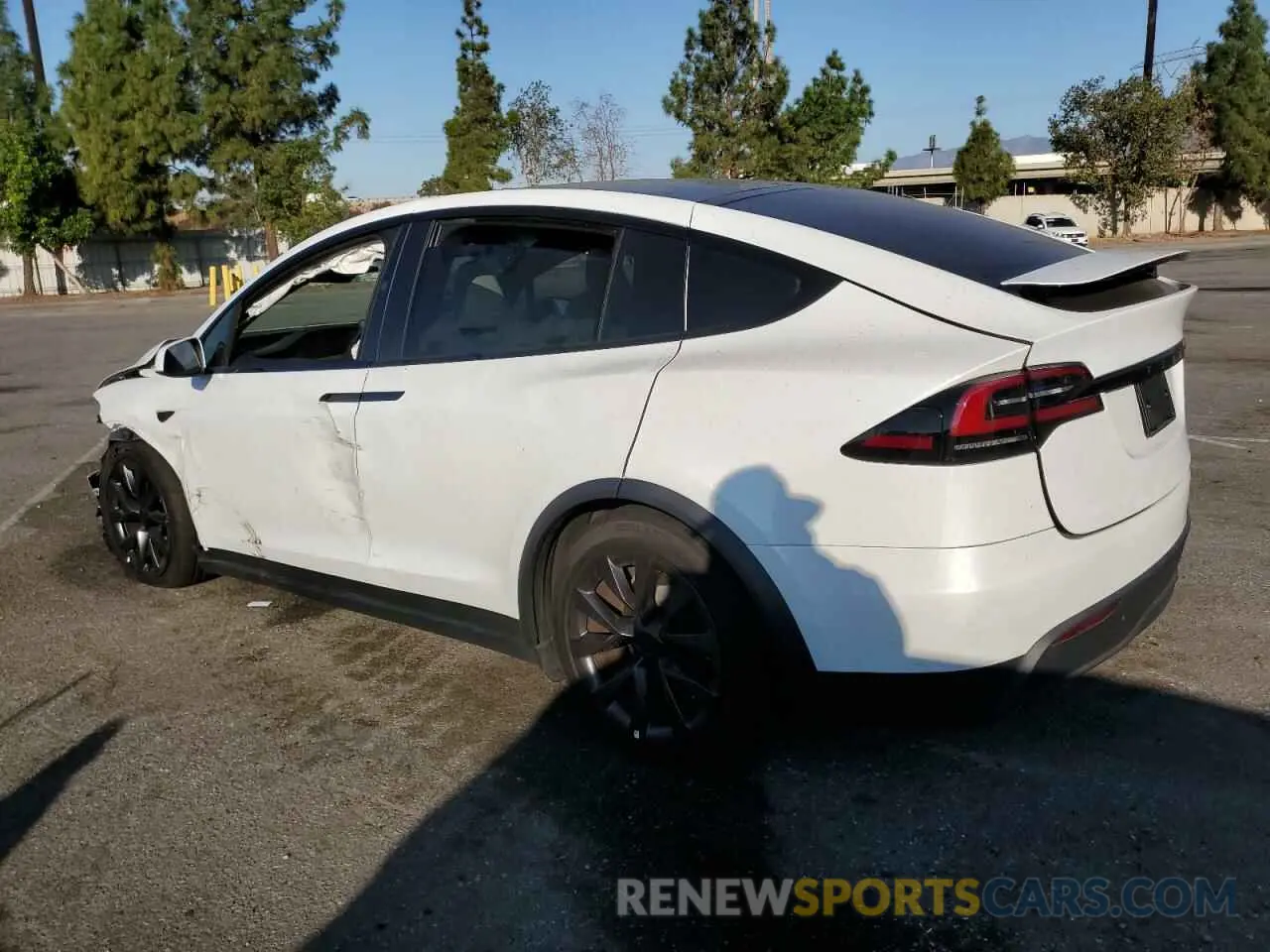 2 Photograph of a damaged car 7SAXCBE58PF383285 TESLA MODEL X 2023