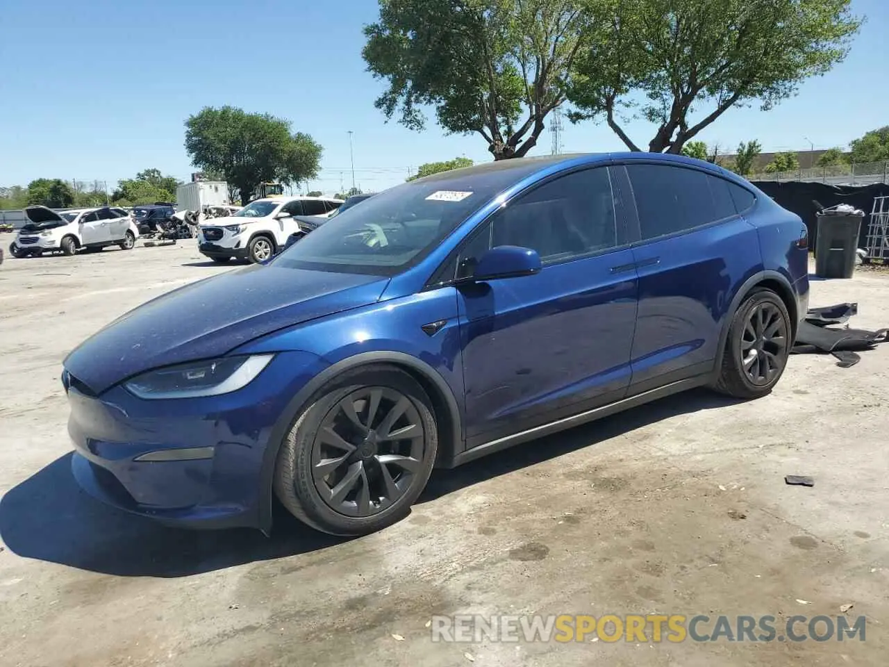 1 Photograph of a damaged car 7SAXCBE58PF412011 TESLA MODEL X 2023