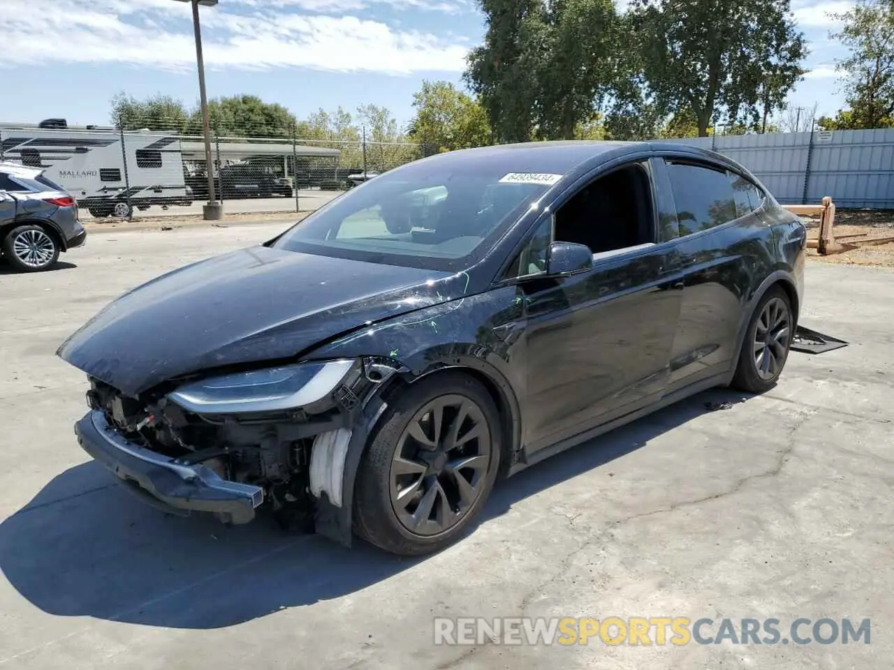 1 Photograph of a damaged car 7SAXCBE59PF377642 TESLA MODEL X 2023
