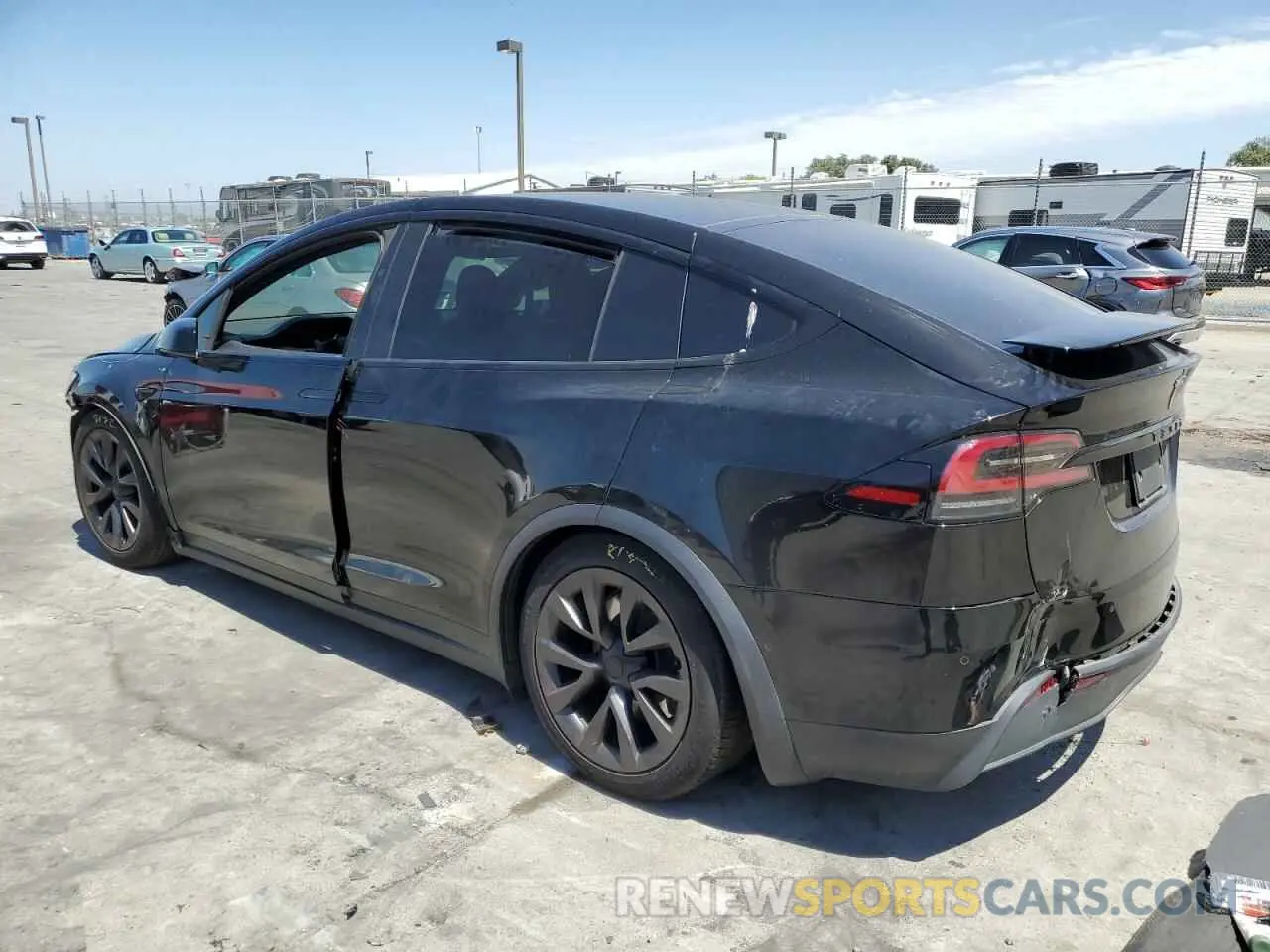 2 Photograph of a damaged car 7SAXCBE59PF377642 TESLA MODEL X 2023