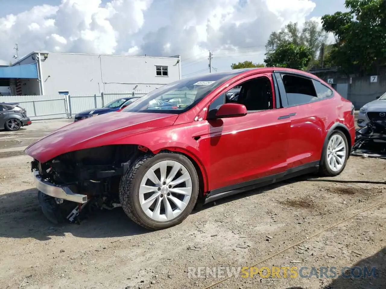 1 Photograph of a damaged car 7SAXCBE5XPF367136 TESLA MODEL X 2023