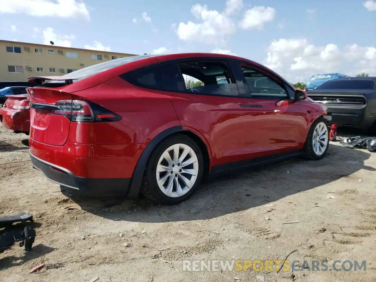 3 Photograph of a damaged car 7SAXCBE5XPF367136 TESLA MODEL X 2023