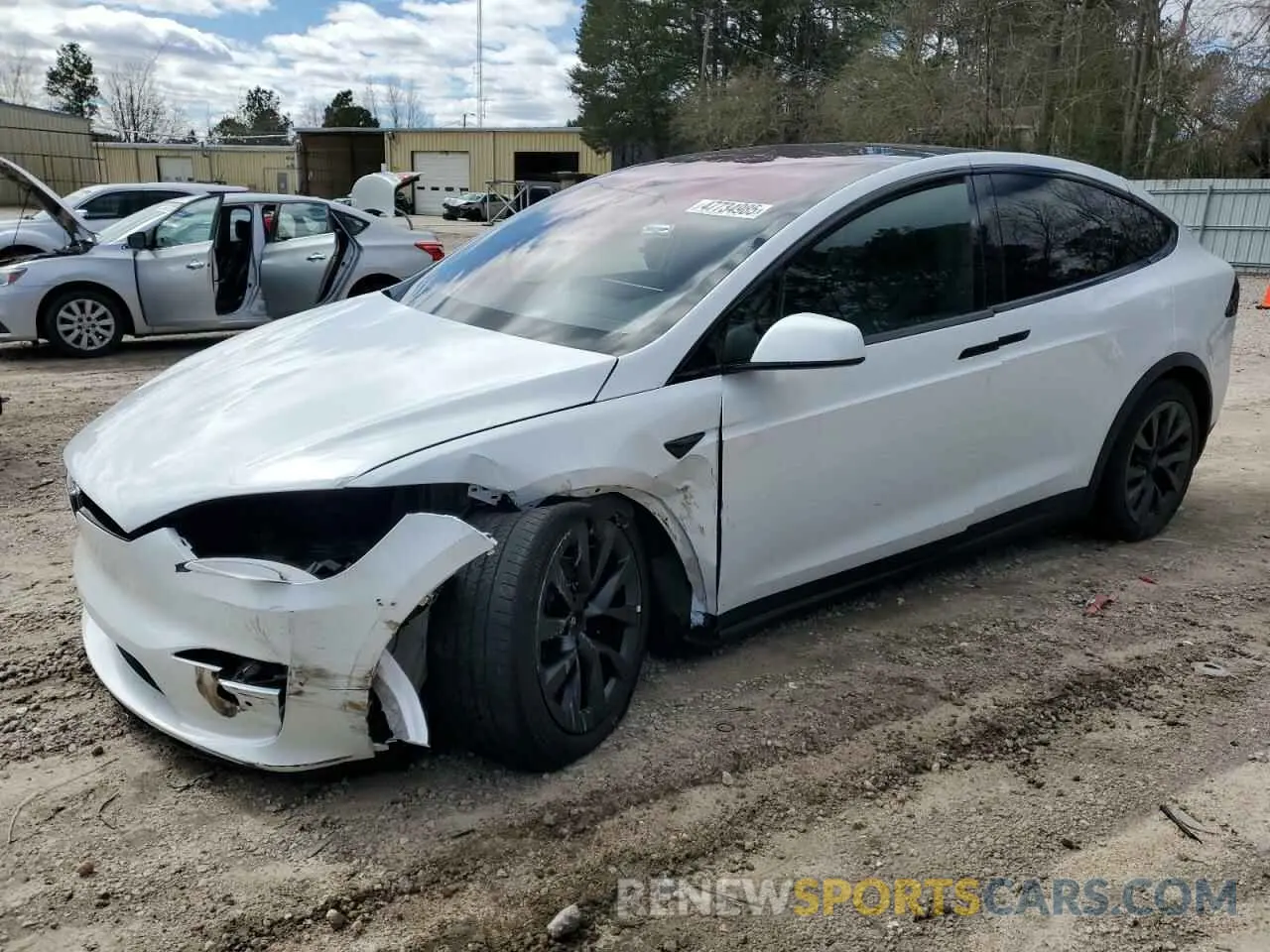 1 Photograph of a damaged car 7SAXCBE5XPF370425 TESLA MODEL X 2023