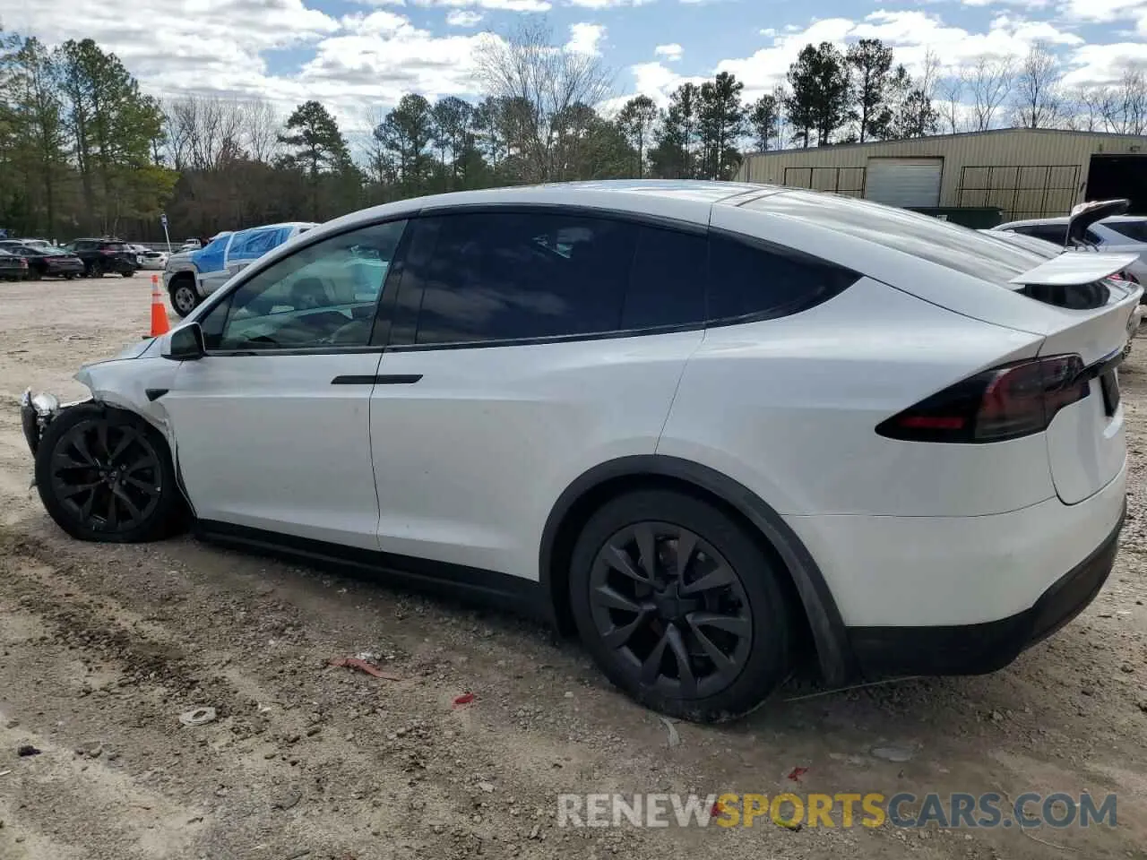 2 Photograph of a damaged car 7SAXCBE5XPF370425 TESLA MODEL X 2023