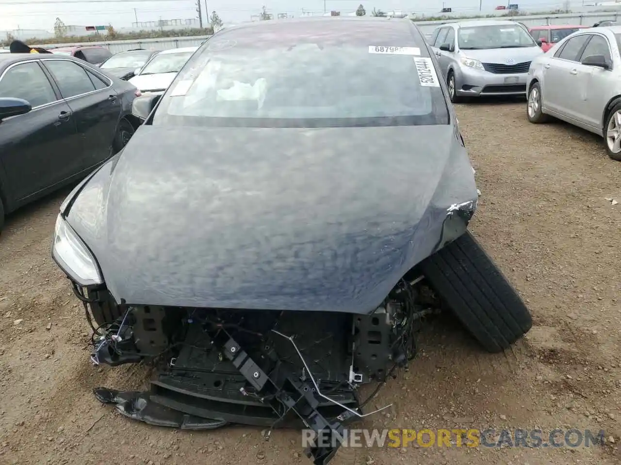 5 Photograph of a damaged car 7SAXCBE5XPF377102 TESLA MODEL X 2023